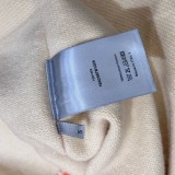 Dior New Embroidered Logo Triangle Knitted High Collar Sweater