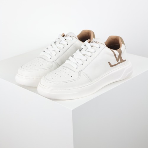 Louis Vuitton Stadium Sneakers Unisex Casual Monogram Embroidery Shoes
