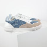 Louis Vuitton Stadium Sneakers Unisex Casual Monogram Embroidery Shoes