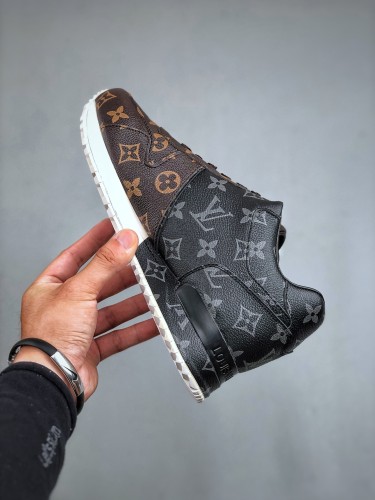 Louis Vuitton Archlight Sneakers Men Leather Color Blocked Retro Casual Shoes