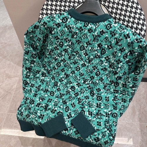 Louis Vuitton Street Fashion Full Frame Old Flower Jacquard Sweater