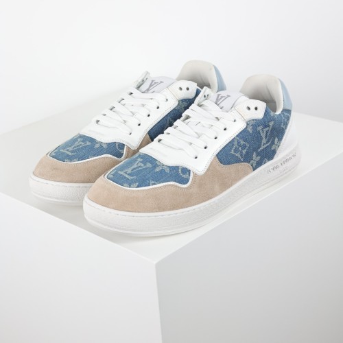 Louis Vuitton Stadium Sneakers Unisex Casual Monogram Embroidery Shoes