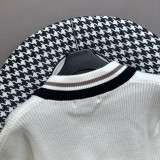 Louis Vuitton Classic Embroidered Logo Contrast Collar Hoodie Sweater