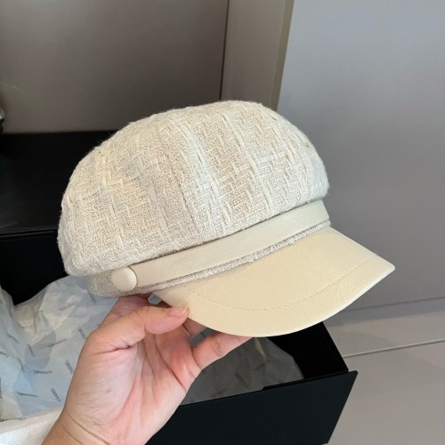 Chanel New Fashion Painter Hat Duck Tongue Military Hat 57CM