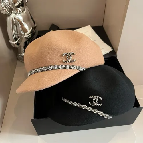 Chanel New Wool Pumpkin Cap 57CM