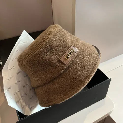 Loewe Fashion Lamb Wool Fisherman's Hat 57CM