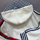 Gucci x Adidas Embroidered Logo Color Blocked Hoodie Sweater