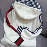 Gucci x Adidas Embroidered Logo Color Blocked Hoodie Sweater