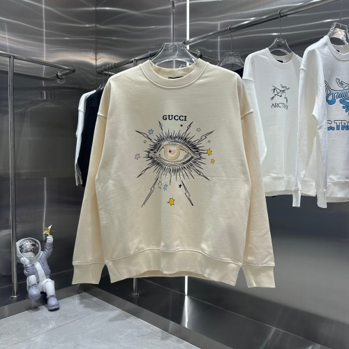 Gucci New Fashion Printed Round Neck Sweatshirt Unisex Casual Sportswear