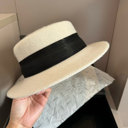 Chanel New Wool Top Hat 57CM