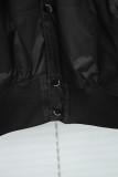 BaLenciaga New Couple 3D Embroidered Logo Loose Jacket Coat