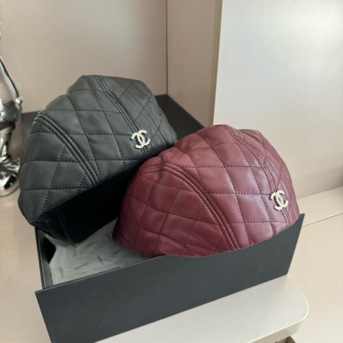 Chanel Fashion Lingge Forward Hat 57CM