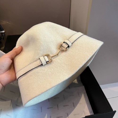 Gucci New Autumn/Winter Wool Top Hat 57CM