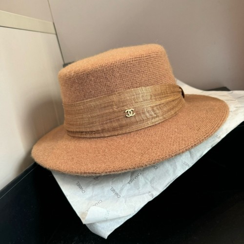 Chanel New Wool Top Hat 57CM