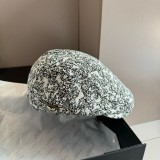 Burberry Retro Versatile Duck Tongue Forward Hat Painter Hat 57CM