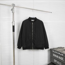 Dior Classic Straw Letter Embroidery Casual Pilot Jacket Coat