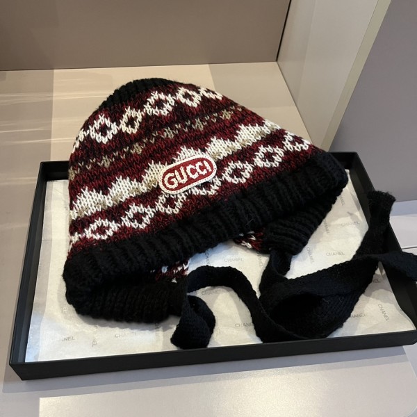 Gucci New Fashion Versatile Knitted Ear Protection Hat