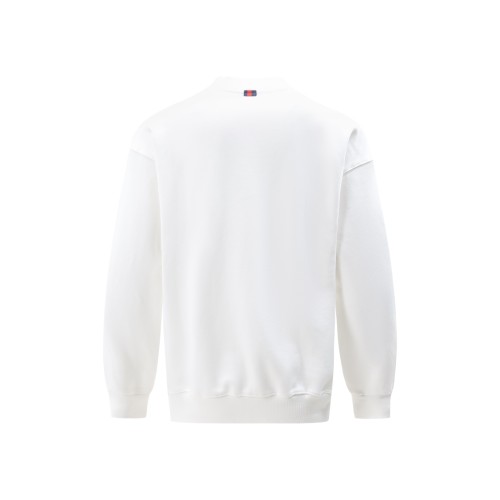 Gucci New Embroidered Logo Round Neck Sweatshirt Unisex Simple Versatile Sweatshirt
