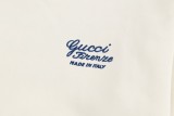 Gucci New Embroidered Logo Round Neck Sweatshirt Unisex Versatile Loose Sweatshirt