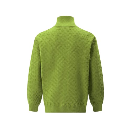 Louis Vuitton Classic Checkered Wool Blended Zipper Jacket