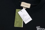 Gucci New Embroidered Logo Round Neck Sweatshirt Unisex Versatile Loose Sweatshirt