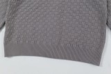 Louis Vuitton Classic Checkered Wool Blended Zipper Jacket