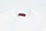 Gucci New Embroidered Logo Round Neck Sweatshirt Unisex Simple Versatile Sweatshirt