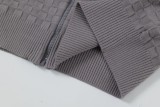 Louis Vuitton Classic Checkered Wool Blended Zipper Jacket