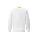 Louis Vuitton New Towel Embroidered Logo Round Neck Sweatshirt Unisex Versatile Loose Sweatshirt