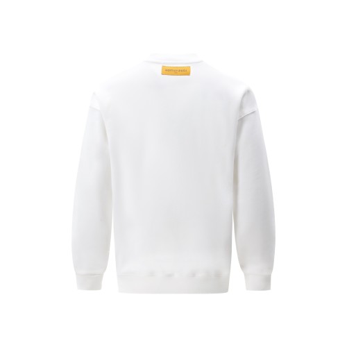Louis Vuitton New Towel Embroidered Logo Round Neck Sweatshirt Unisex Versatile Loose Sweatshirt