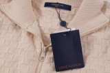Louis Vuitton Classic Checkered Wool Blended Zipper Jacket