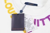 Louis Vuitton New Towel Embroidered Logo Round Neck Sweatshirt Unisex Versatile Loose Sweatshirt