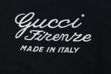 Gucci New Embroidered Logo Round Neck Sweatshirt Unisex Versatile Loose Sweatshirt