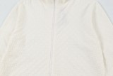 Louis Vuitton Classic Checkered Wool Blended Zipper Jacket