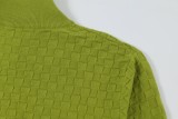 Louis Vuitton Classic Checkered Wool Blended Zipper Jacket
