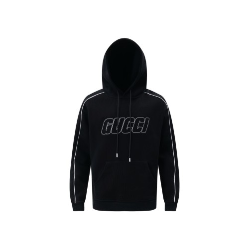 Gucci Unisex Classic Logo Printed Casual Hoodie