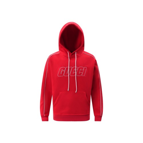 Gucci Unisex Classic Logo Printed Casual Hoodie