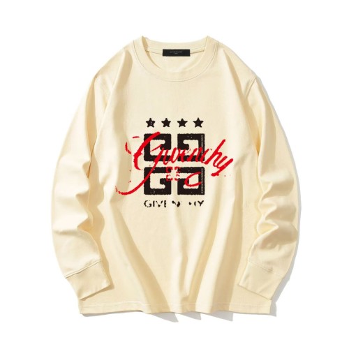 Givenchy Classic Logo Printed Long Sleeve T-shirt Unisex Versatile Loose T-shirt