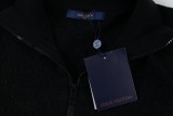 Louis Vuitton Classic Checkered Wool Blended Zipper Jacket
