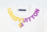 Louis Vuitton New Towel Embroidered Logo Round Neck Sweatshirt Unisex Versatile Loose Sweatshirt