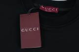 Gucci New Embroidered Logo Round Neck Sweatshirt Unisex Simple Versatile Sweatshirt