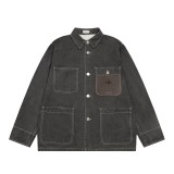 Dior X Stone Multi Bag Leather Washed Cowboy Jacket