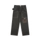 Dior X Stone Multi Bag Leather Washed Cowboy Pants