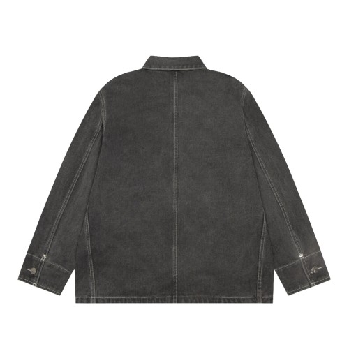 Dior X Stone Multi Bag Leather Washed Cowboy Jacket