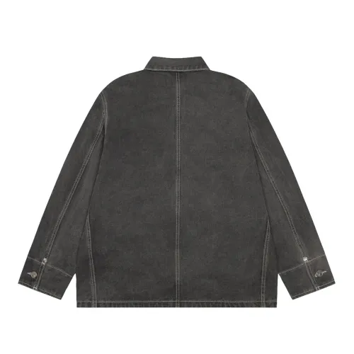 Dior X Stone Multi Bag Leather Washed Cowboy Jacket