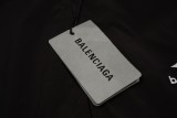 Balenciaga Fashion Logo Embroidered Splicing Jacket Couple Oversize Casual Coat