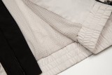 Balenciaga Fashion Logo Embroidered Splicing Jacket Couple Oversize Casual Coat