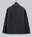 Louis Vuitton New Classic Jacquard Washed Denim Jacket