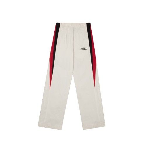 Balenciaga Fashion Logo Embroidered Splicing Casual Pants
