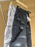 Balenciaga Heavy Industries Cargo Wash Damaged, Splashed Ink Loose Wide Legs Two Wear Work Pants